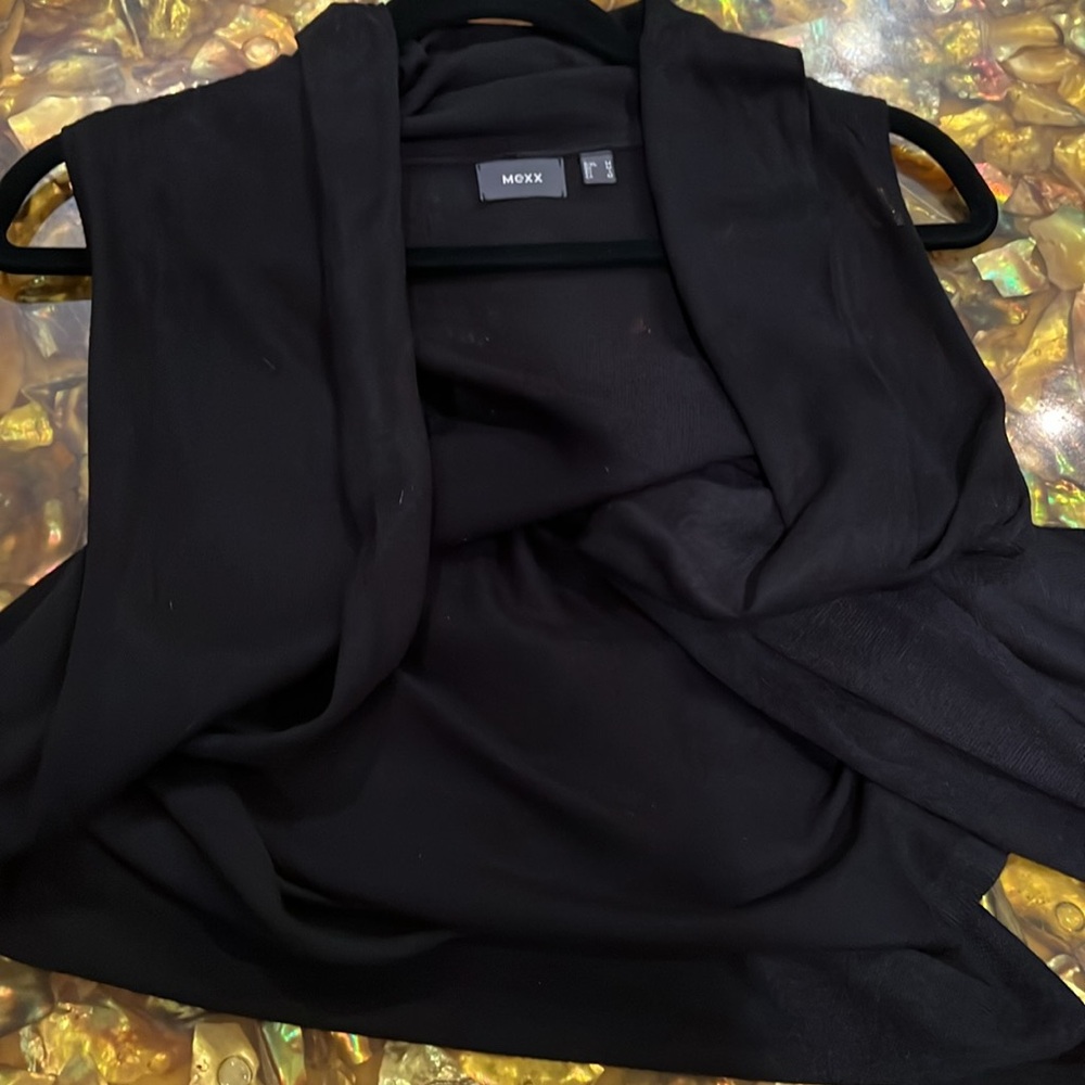 MEXX Black Cardigan Vest